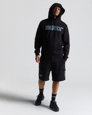 Hoodrich Akira Shorts Black/Blue Mexico | MSDO25098