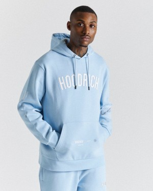 Hoodrich Caliber Hoodie Blue/White Mexico | WJUG07369