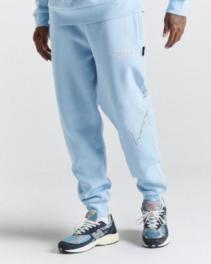 Hoodrich Caliber Joggers Blue/White Mexico | ZRDN04861