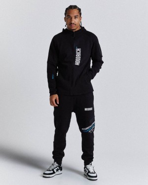 Hoodrich Circuit Joggers Black/White/Blue Mexico | CZFI01578