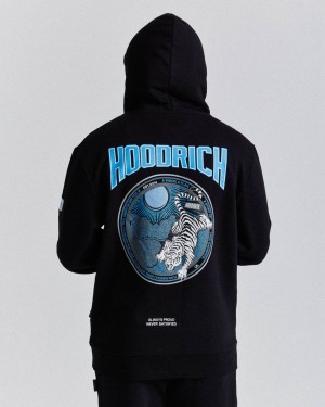 Hoodrich Claw Hoodie Black/Blue/White Mexico | SWUY34086