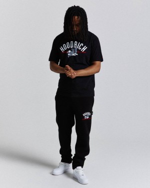 Hoodrich Empire T-Shirt Black/White/Red Mexico | CFYZ38697