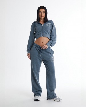Hoodrich Equate Wide Leg Joggers Azules Grises Mexico | XLHS96502