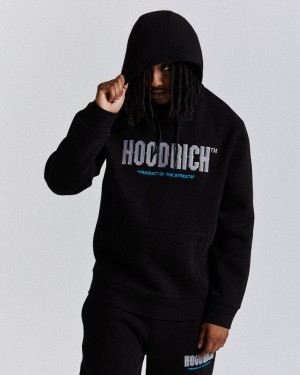 Hoodrich Fade Hoodie Black/Grey/Blue Mexico | EGFO32401