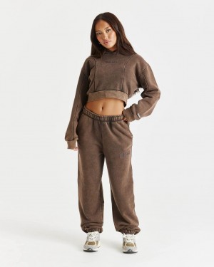 Hoodrich Fade Oversized Joggers Marrom Mexico | RDIJ62384