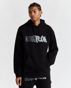 Hoodrich Graffiti Hoodie Black/Greys Mexico | BEWM56134