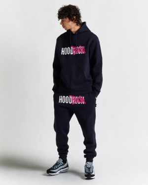 Hoodrich Graffiti Joggers Navy/White/Pink Mexico | HNSL08136