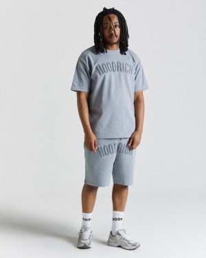 Hoodrich Kraze Shorts Grises Mexico | ITYS05178