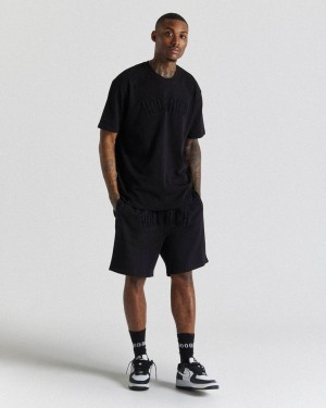 Hoodrich Kraze Shorts Negros Mexico | KBXF46023
