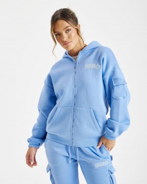 Hoodrich Luna Hoodie Azules Mexico | QBPO64925