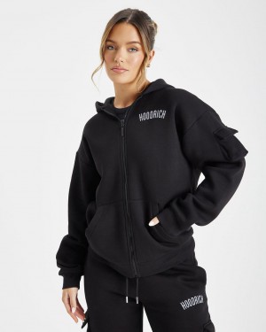 Hoodrich Luna Hoodie Black/Grey Mexico | YLIT76239
