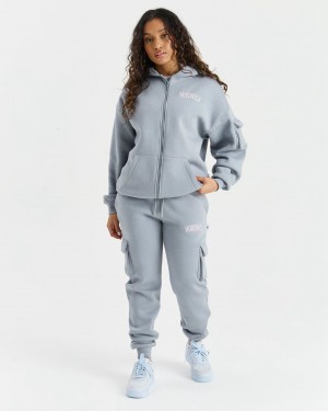 Hoodrich Luna Joggers Grey/Pink Mexico | XLHE12986
