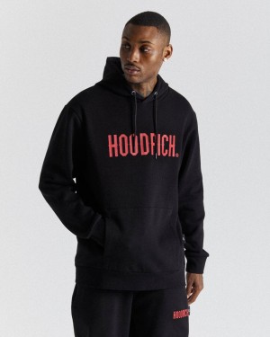 Hoodrich OG Core Hoodie Black/Red Mexico | CGAQ27654