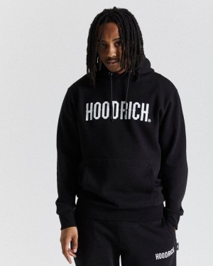 Hoodrich OG Core Hoodie Black/White Mexico | RFOI54192
