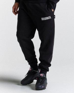 Hoodrich OG Core Joggers Black/White Mexico | TDZA64819