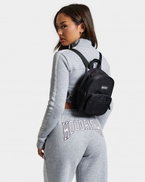 Hoodrich OG Core Mini Backpack Black/Silver Mexico | CBAJ27450