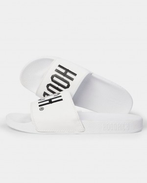 Hoodrich OG Core Sliders White/Black Mexico | VMYX97680
