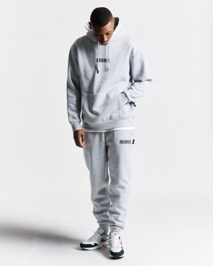 Hoodrich OG Core Small Logo Tracksuit Set Heather Grey/Black Mexico | EFOB90721