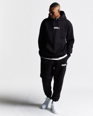 Hoodrich OG Core Small Logo Tracksuit Set Black/White Mexico | ZHNW31760