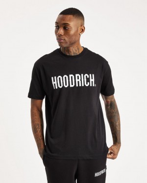 Hoodrich OG Core T-Shirt Black/White Mexico | TCAG50274