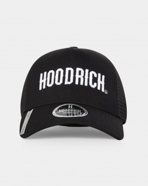 Hoodrich OG Core Trucker Cap Black/White Mexico | IMNP27083