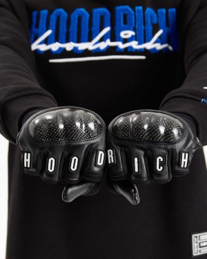 Hoodrich OG Tactical Gloves Black/White Mexico | QCKR19578