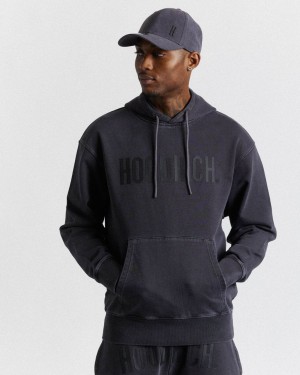 Hoodrich Premium Essentials Hoodie Negros Mexico | XJCY97548