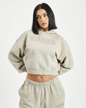 Hoodrich Premium Essentials Hoodie Verdes Mexico | IUOC62951