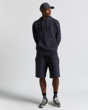Hoodrich Premium Essentials Shorts Negros Mexico | EPJK25876