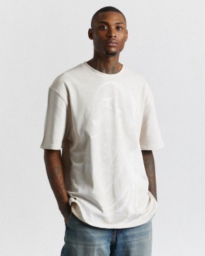 Hoodrich Renaissance Neptune T-Shirt Beige Mexico | ZVPF47596