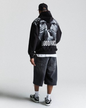 Hoodrich Renaissance Resurgence Hoodie Negros Mexico | WHME10253