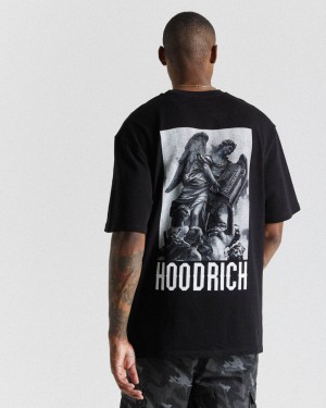 Hoodrich Renaissance Sacred T-Shirt Negros Mexico | JWAC92175