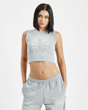 Hoodrich Serpent Tank Top Grises Mexico | IMLZ59041