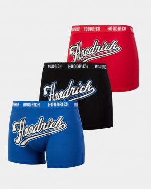 Hoodrich Stadium 3 Pack Boxers Red/Blue/Black Mexico | KRYX64509