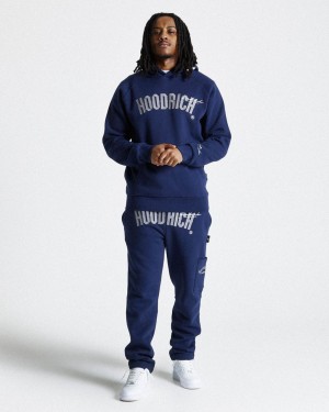 Hoodrich Stature Joggers Navy/White Mexico | BTAU17928