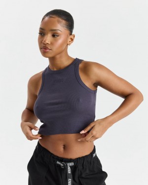 Hoodrich Surface Racer Back Tank Top Grises Mexico | MVNG24098