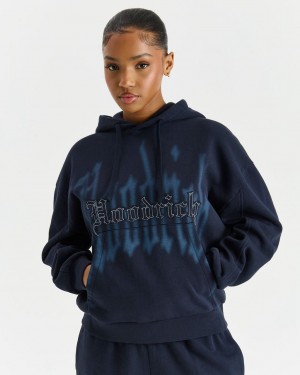 Hoodrich Tagra Hoodie Navy/Blue Mexico | MJCO73290
