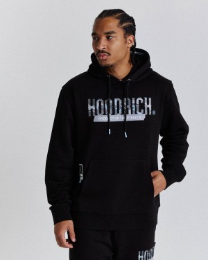 Hoodrich Territory Hoodie Black/Camo/Blue Mexico | APZN65308