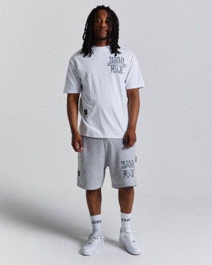 Hoodrich Territory Shorts Grey/Camo/Blue Mexico | EGCW59487